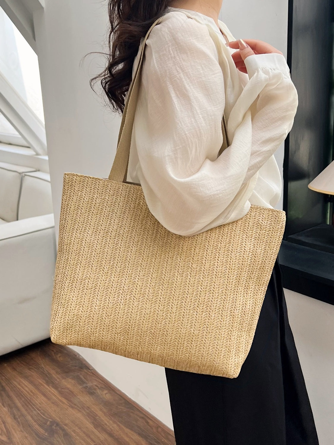 Straw Woven Tote Bag - All Mine Now Clothing