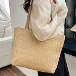 Straw Woven Tote Bag - All Mine Now Clothing