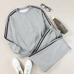 Round Neck Long Sleeve Top and Pants Active Set - All Mine Now Clothing