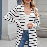 Open Front Long Sleeve Cardigan - All Mine Now Clothing