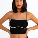 Le Lis Ribbed Crop Cami and High Waist Brushed Leggings Set - All Mine Now Clothing