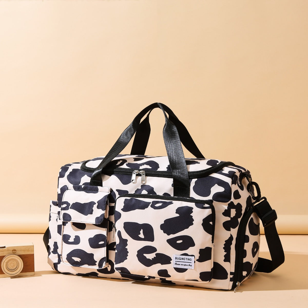 Oxford Cloth Animal Print Travel Bag - All Mine Now Clothing