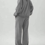 Devine Long Sleeve Hooded Jumpsuit with Pockets Trendsi