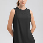 Slit Round Neck Tank - All Mine Now Clothing