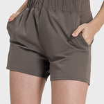 Millennia Elastic Waist Active Shorts - All Mine Now Clothing