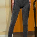 Wide Waistband Sports Leggings - All Mine Now Clothing