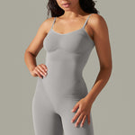 Spaghetti Strap Active Romper - All Mine Now Clothing