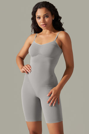 Spaghetti Strap Active Romper - All Mine Now Clothing