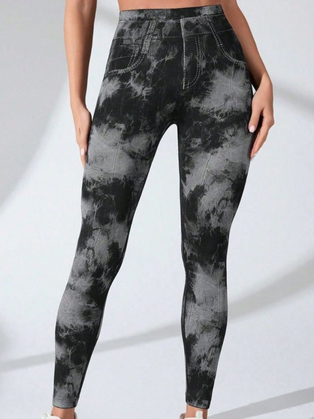 Tie-Dye High Waist Active Leggings - All Mine Now Clothing