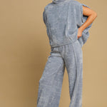 Umgee Elastic Waist Wide Leg Pants - All Mine Now Clothing