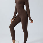 Twisted Backless Long Sleeve Jumpsuit - All Mine Now Clothing