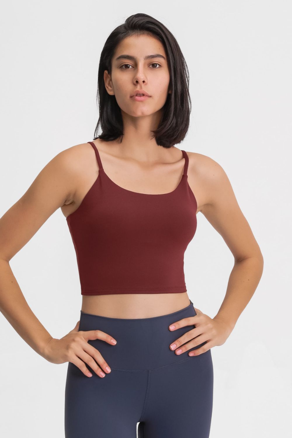 Millennia Feel Like Skin Scoop Neck Sports Cami - All Mine Now Clothing