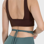 Millennia Backless Wide Strap Active Bra - All Mine Now Clothing