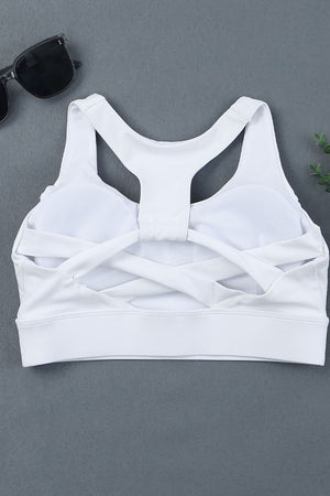 Racerback Push Up Sports Bra - All Mine Now Clothing