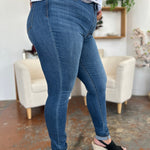 Judy Blue Full Size Cuffed Hem Skinny Jeans - All Mine Now Clothing