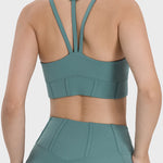 Millennia Square Neck Wide Strap Active Tank - All Mine Now Clothing