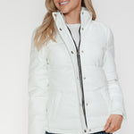 YMI Pocketed Zip Up Turtleneck Puffer Jacket - All Mine Now Clothing