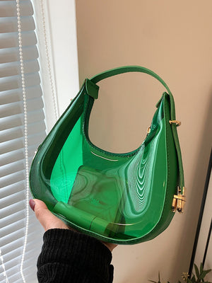 PU Leather PVC Shoulder Bag - All Mine Now Clothing