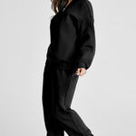 Quarter Zip Long Sleeve Top and Pants Set - All Mine Now Clothing