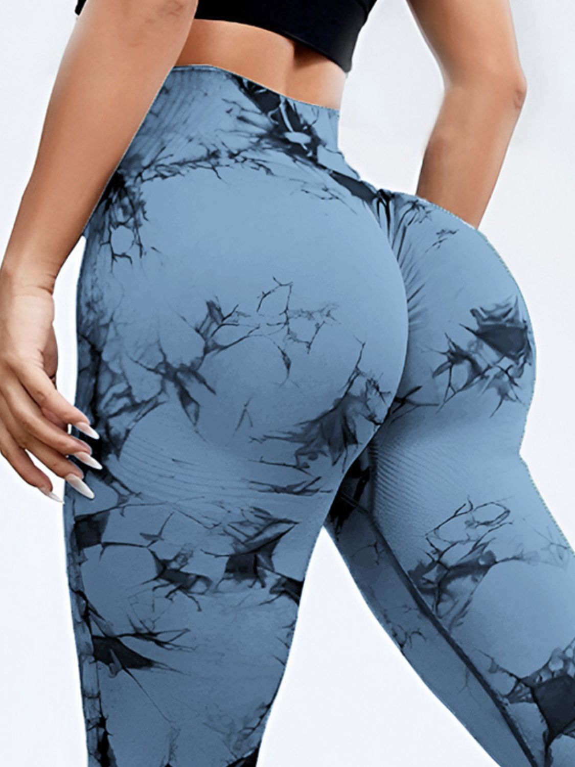 Tie-Dye High Waist Active Leggings - All Mine Now Clothing