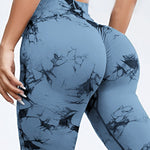 Tie-Dye High Waist Active Leggings - All Mine Now Clothing