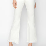 RISEN Full Size Tummy Control Crop Flare Pants