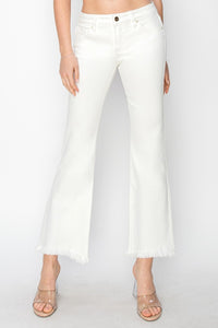 RISEN Full Size Tummy Control Crop Flare Pants