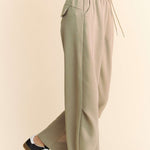 Davi & Dani Drawstring Wide Leg Sweatpants - All Mine Now Clothing