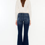 Kancan Mid Rise Button Fly Flare Jeans - All Mine Now Clothing