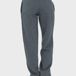 Mono B Elastic Waist Fleece Pants with Pockets - All Mine Now Clothing