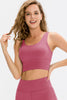 Scoop Neck Long Sports Bra - All Mine Now Clothing