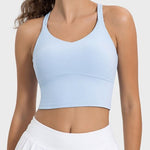 Millennia Crisscross Round Neck Active Tank - All Mine Now Clothing