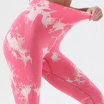 Tie-Dye High Waist Active Leggings - All Mine Now Clothing