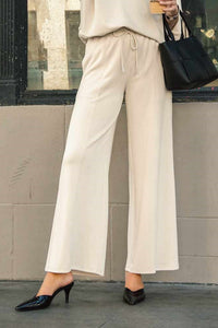 Umgee Full Size Drawstring Wide Leg Pants with Pockets - All Mine Now Clothing