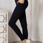 Basic Bae Wide Waistband Sports Leggings - All Mine Now Clothing