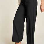 Davi & Dani Wide Leg Mid-Rise Pants - All Mine Now Clothing