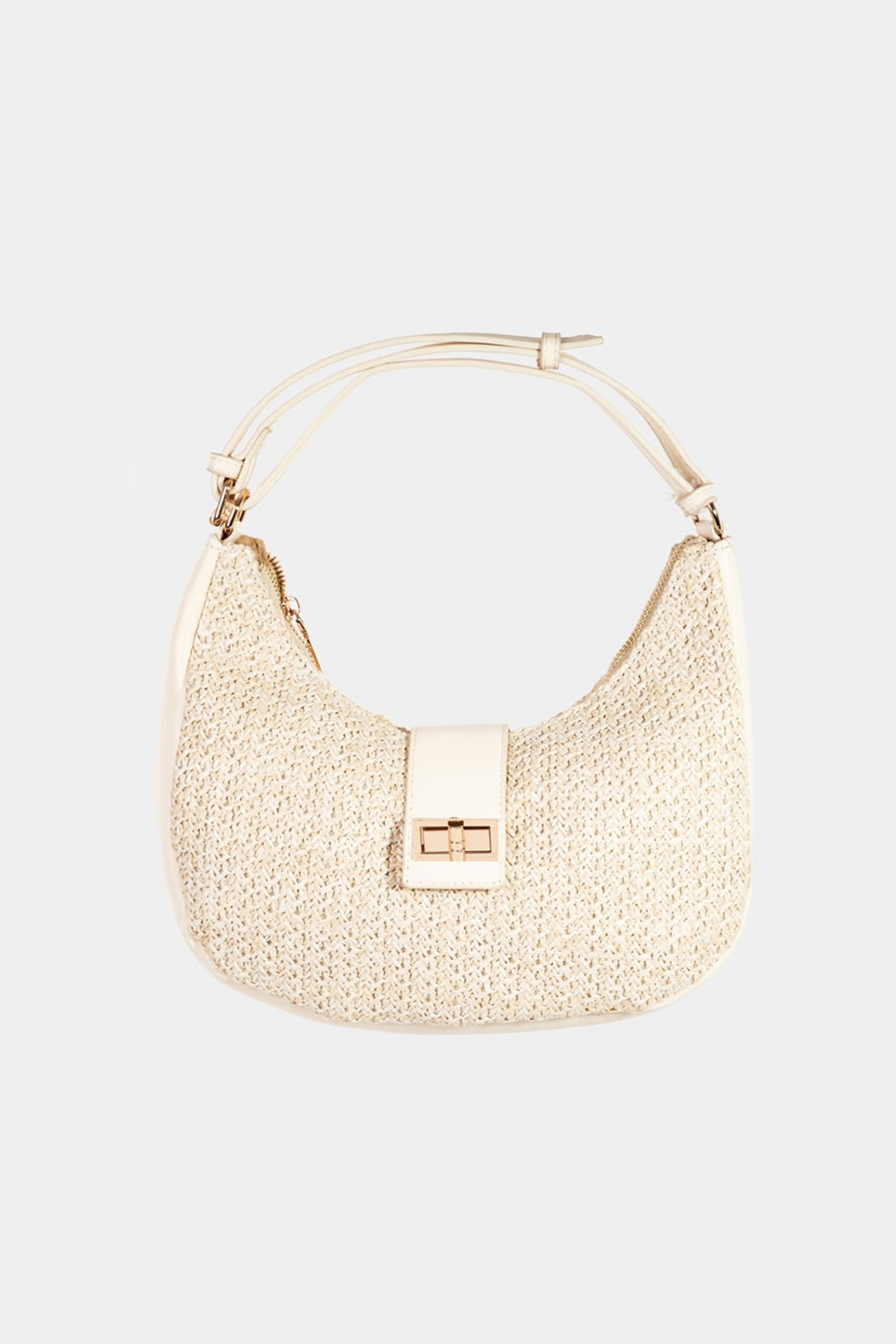 Fame Straw Braid Hobo Bag - All Mine Now Clothing