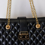 David Jones Quilted PU Leather Handbag - All Mine Now Clothing