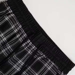 Plaid Wide Leg Pants