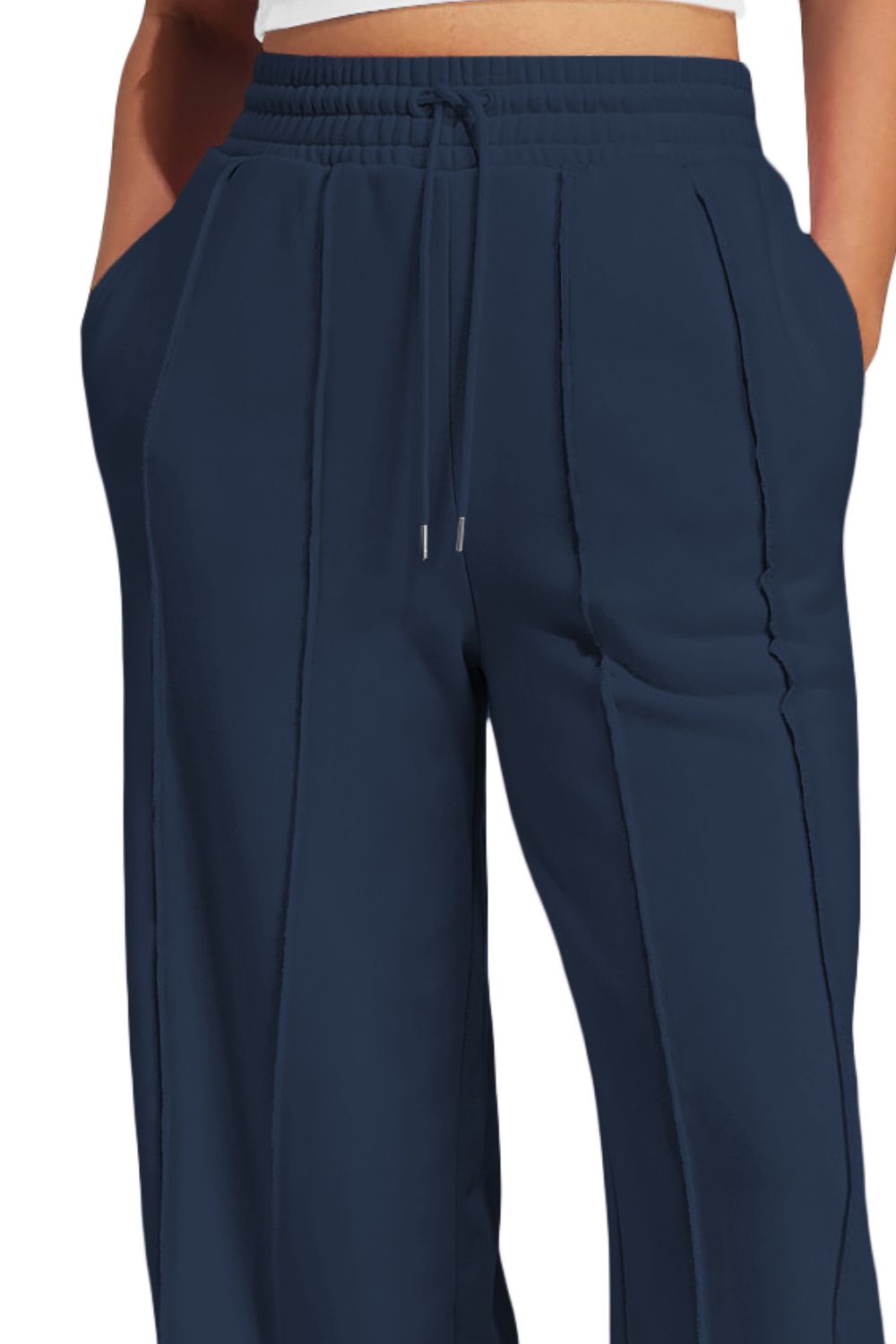 Drawstring Wide Leg Active Pants - All Mine Now Clothing