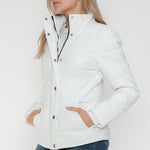 YMI Pocketed Zip Up Turtleneck Puffer Jacket - All Mine Now Clothing