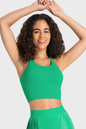 Millennia Crisscross Back Ladder Detail Sports Bra - All Mine Now Clothing