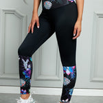 Printed Wide Waistband Active Leggings - All Mine Now Clothing