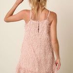 Mittoshop Feather Ruffle Hem Mini Cami Dress - All Mine Now Clothing