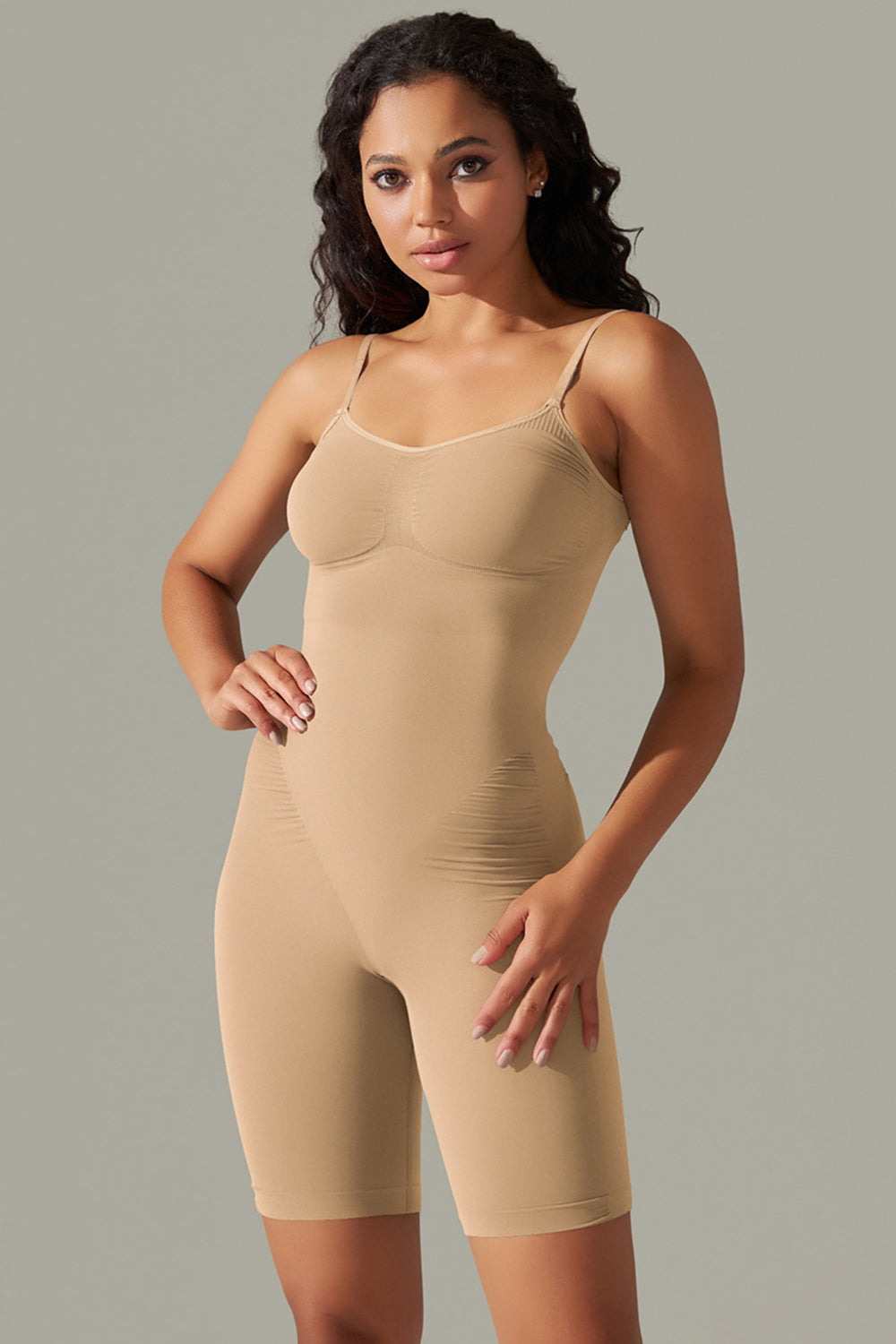 Spaghetti Strap Active Romper - All Mine Now Clothing