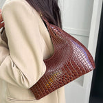 PU Leather Stone Texture Shoulder Bag - All Mine Now Clothing