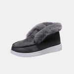 Furry Suede Snow Boots - All Mine Now Clothing