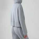 Millennia Zip Up Dropped Shouder Active Hooded - All Mine Now Clothing