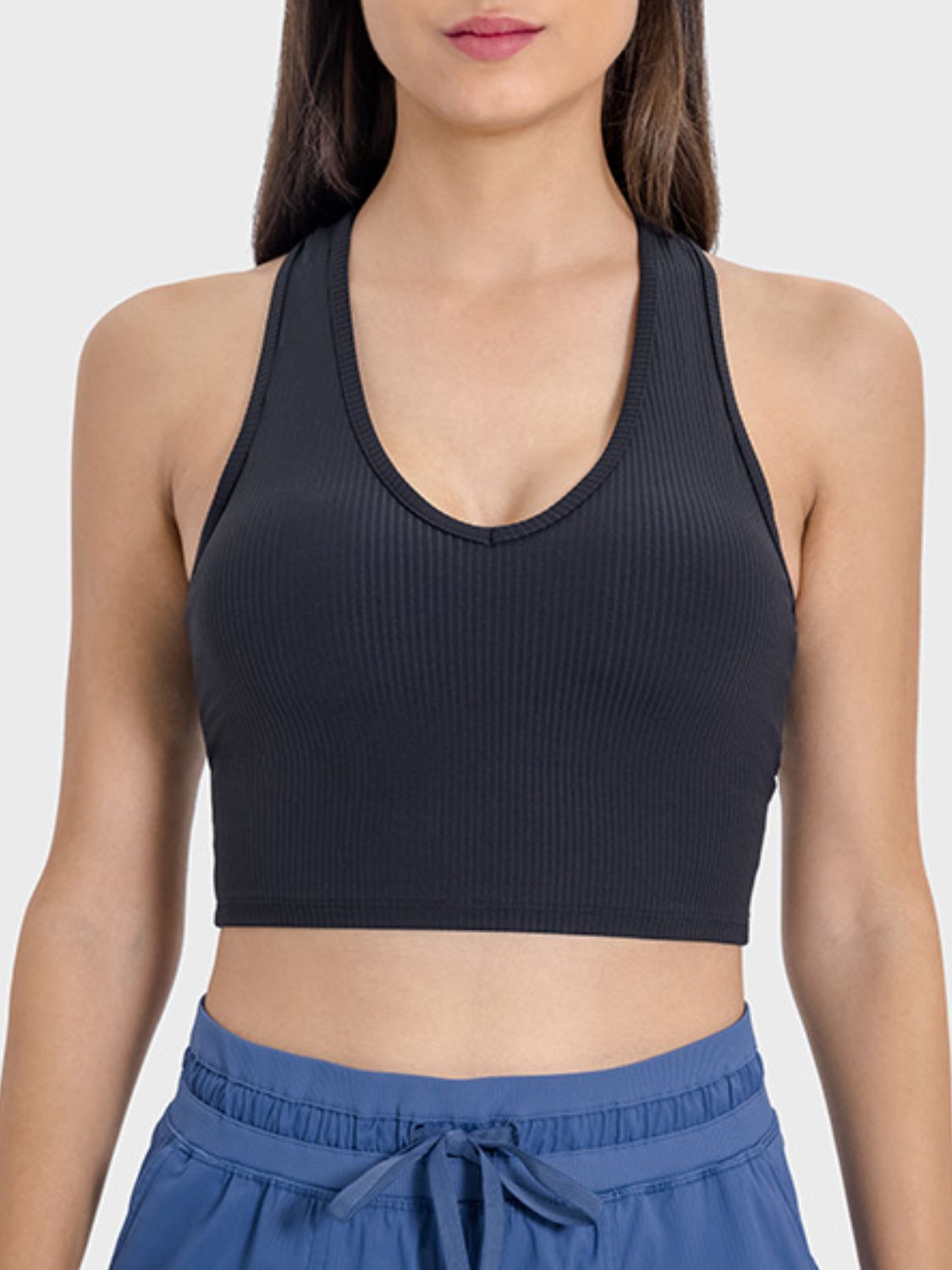 Millennia Scoop Neck Wide Strap Active Tank - All Mine Now Clothing