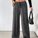 Tied Striped Wide Leg Pants - All Mine Now Clothing